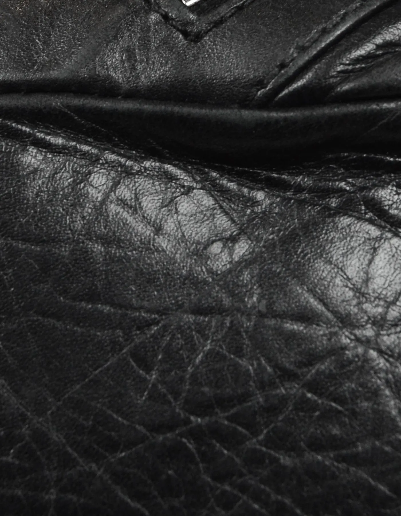 Chanel Leather Black Calfskin Leather CC Cambon Tote Bag