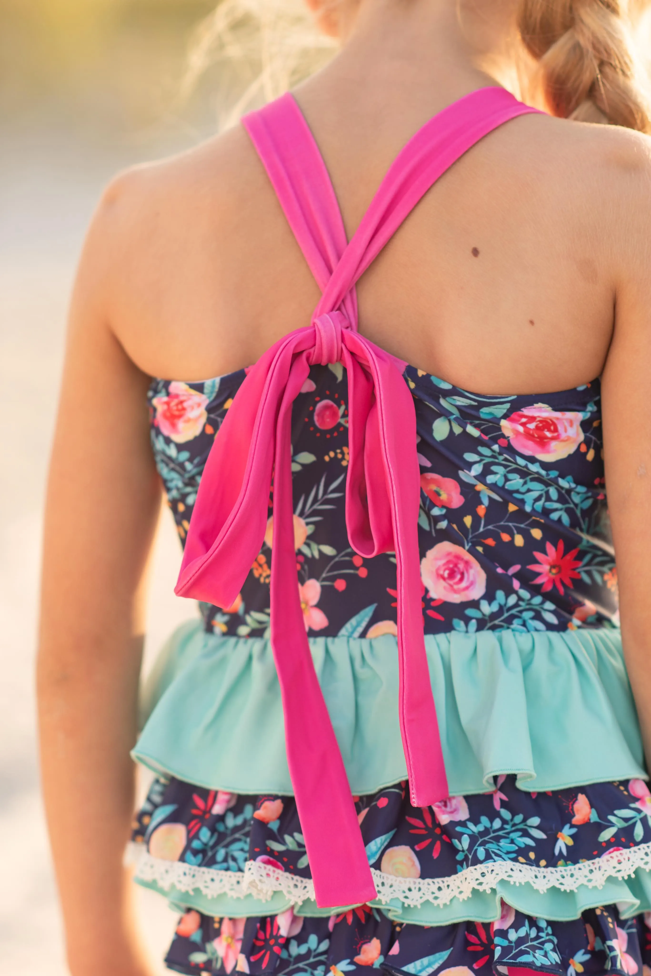 Girls Tankini Set-Florida Coast 4.0.